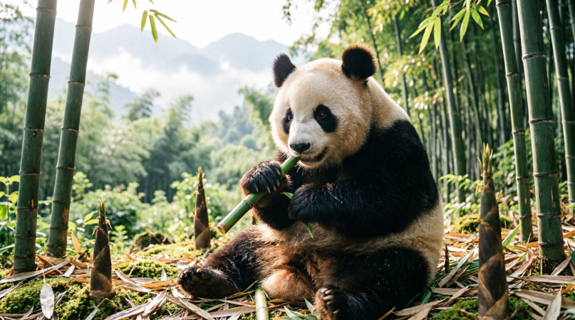 Giant panda in Chengdu